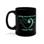 Orlando Wright  Bass Clef 11oz Black Mug