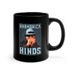 Harmonica Hinds 11oz Black Mug