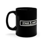 Stage 5 Amp 11oz Black Mug