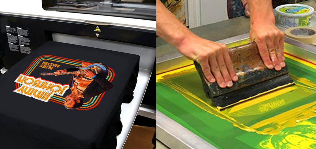 DTG Printing vs Screen Printing