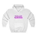 Peace, Love and Blues Hoodie