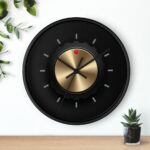 Amp Knob Wall Clock