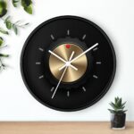 Amp Knob Wall Clock