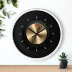 Amp Knob Wall Clock