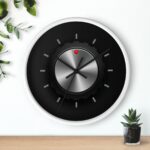 Amp Knob Wall Clock