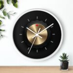 Amp Knob Wall Clock