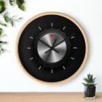 Amp Knob Wall Clock