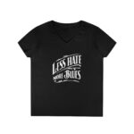 Less Hate More Blues Ladies' V-Neck T-Shirt
