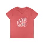 Less Hate More Blues Ladies' V-Neck T-Shirt
